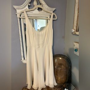 Polo by Ralph Lauren  Great Holiday White Satin  Dress